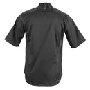 Southside Band Collar Chefs Jacket Noir Taille S