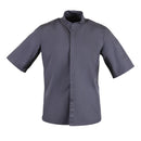 Southside Band Collar Chefs Jacket Charbon Taille M