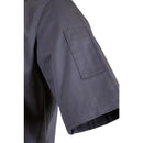 Southside Band Collar Chefs Jacket Charcoal Size L