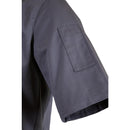 Southside Kochjacke mit Stehkragen, Anthrazit, Größe S