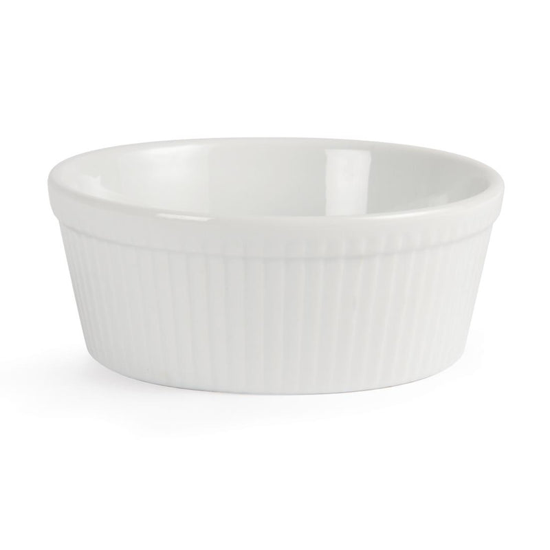 Olympia Whiteware Round Pie Dishes 134mm (Pack of 6)