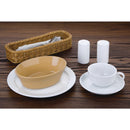 Olympia Ovale Kuchenschalen aus Steinzeug, 180 x 133 mm, 6 Stück