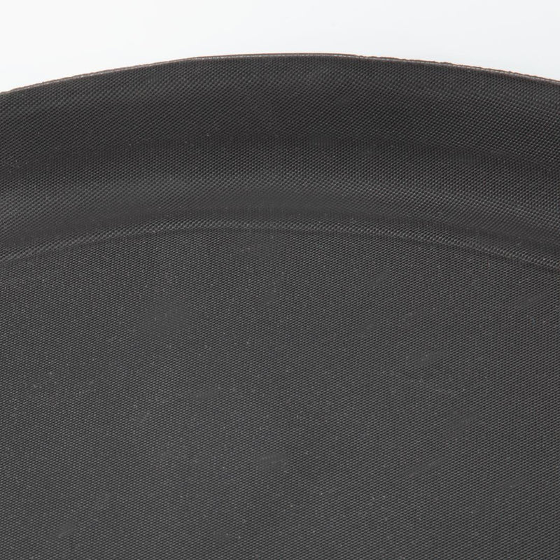 Olympia Kristallon Polypropylene Oval Non-Slip Tray Black 685mm