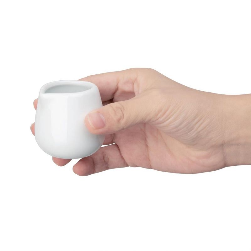 Olympia Whiteware Kompaktkrüge, 43 ml, 12 Stück