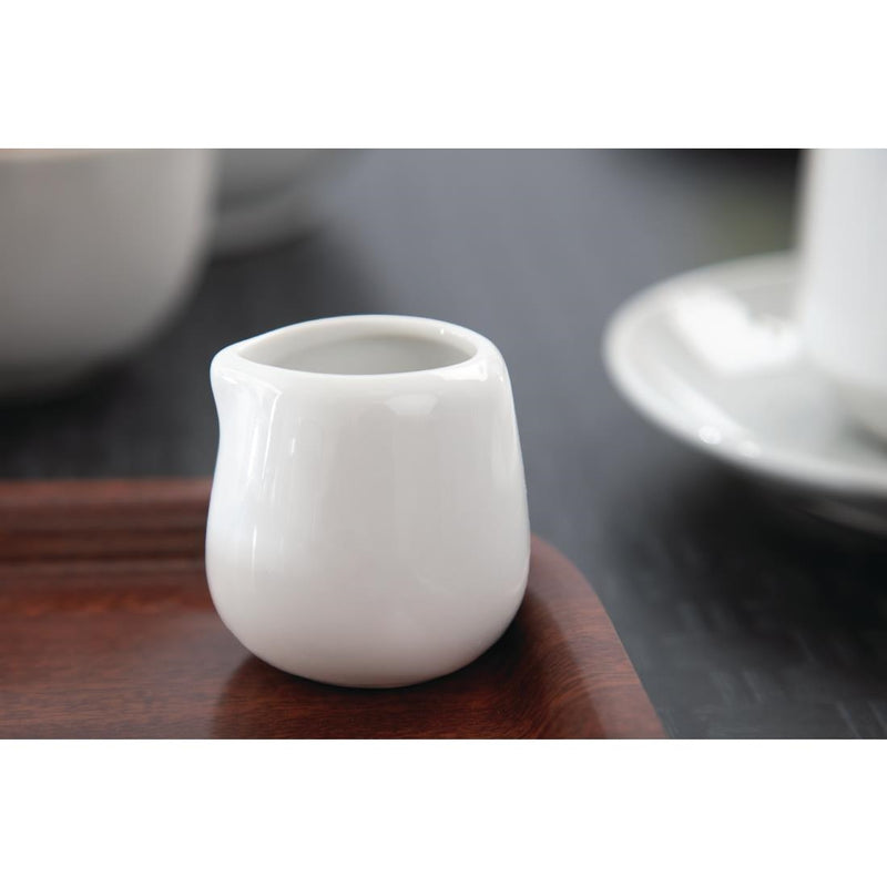 Olympia Whiteware Kompaktkrüge, 43 ml, 12 Stück