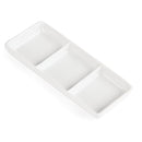 Olympia Whiteware 3 Section Dishes (Pack of 12)