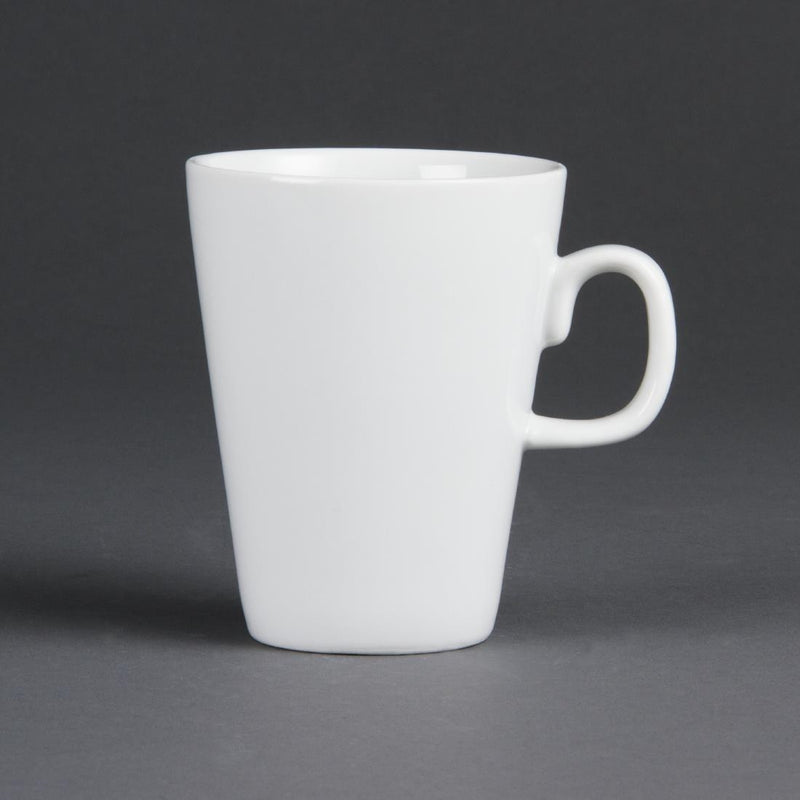 Olympia Whiteware Latte-Tassen, 310 ml, 12 Stück