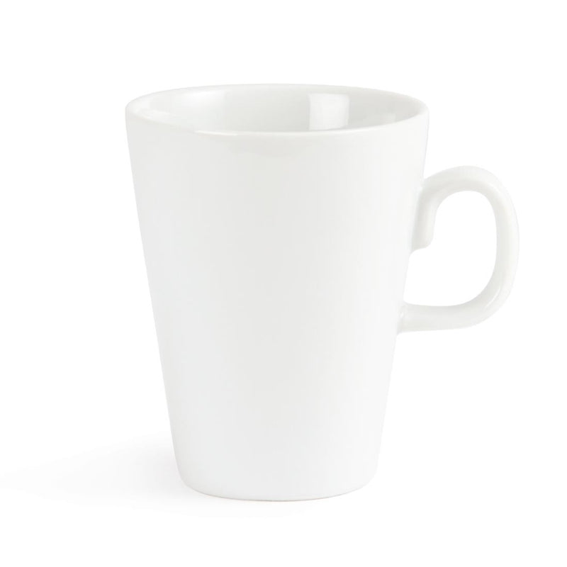 Olympia Whiteware Latte-Tassen, 310 ml, 12 Stück