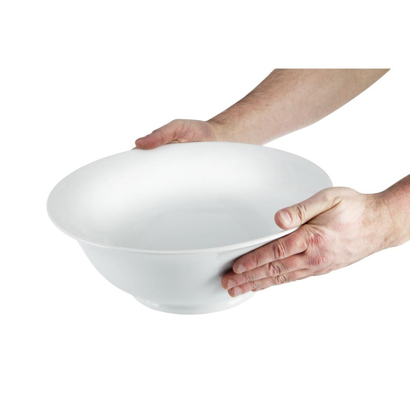 Olympia Whiteware Serving Platters Large Salad Bowl 330mm