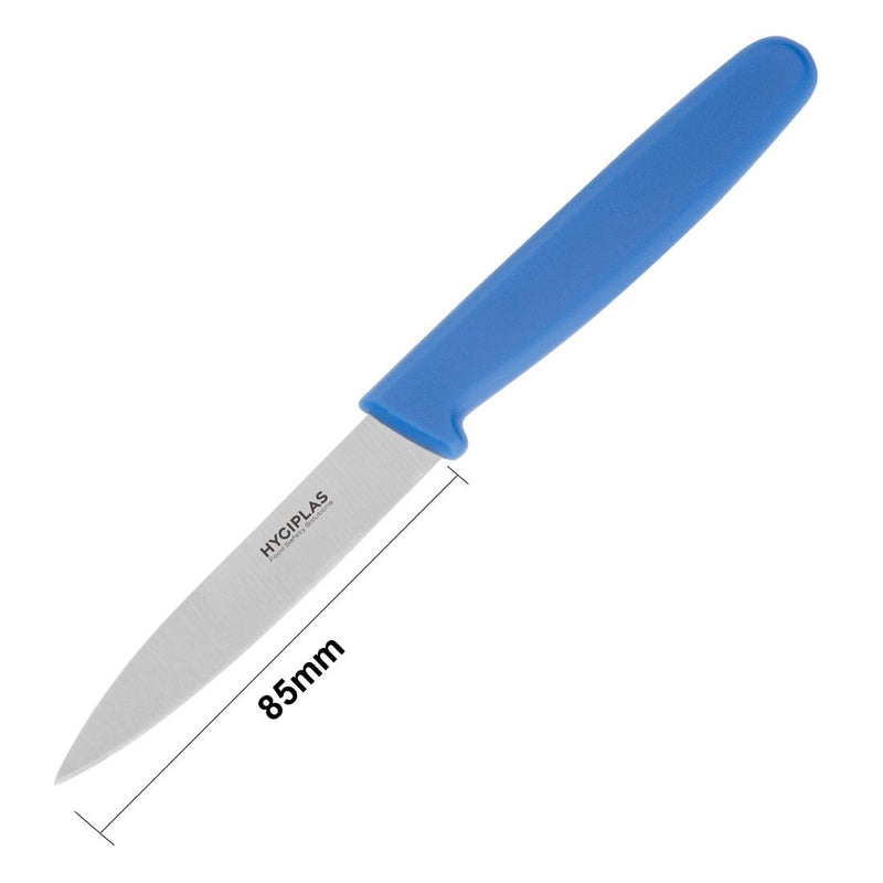 Hygiplas Schälmesser Blau 7,5cm