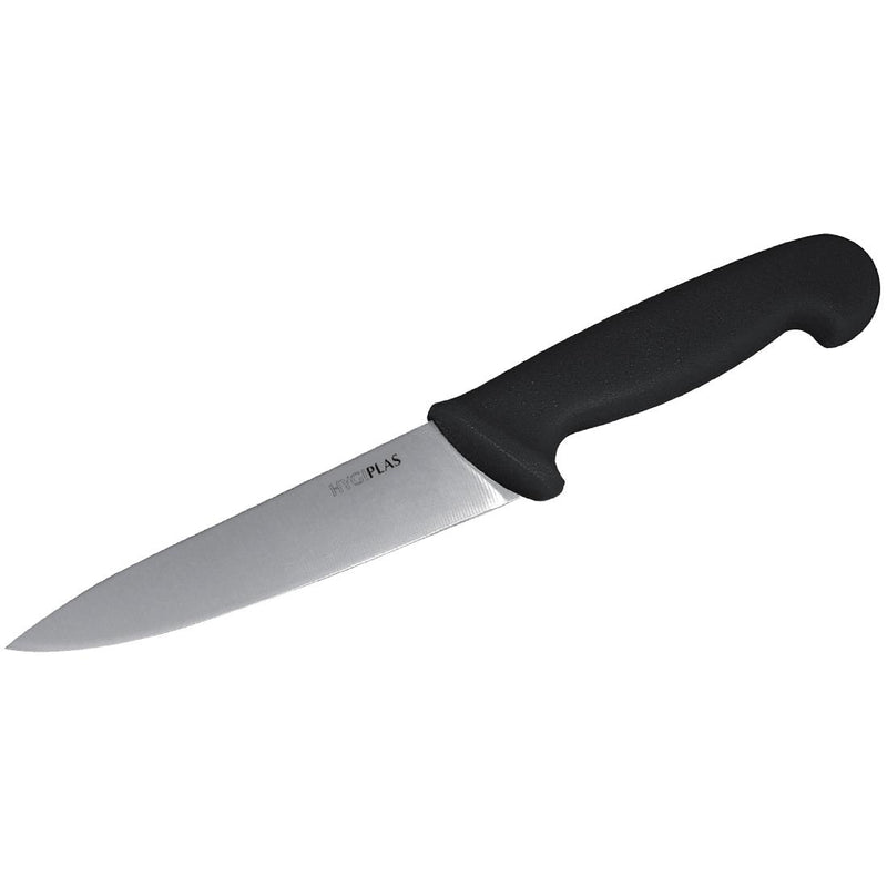 Hygiplas 7-teiliges Messer-Starter-Set mit 26,5 cm Kochmesser und Rolltasche