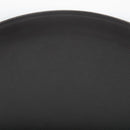 Olympia Kristallon Polypropylene Round Non-Slip Tray Black 406mm