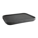 Olympia Kristallon Polypropylene Rectangular Non-Slip Tray Black 457mm