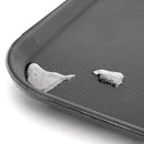 Olympia Kristallon Polypropylene Rectangular Non-Slip Tray Black 457mm