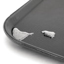 Olympia Kristallon Polypropylene Rectangular Non-Slip Tray Black 510mm