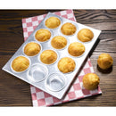 Vogue Aluminium Muffin Tray 12 Cup