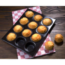 Vogue Aluminium Non-Stick Muffin Tray 12 Cup