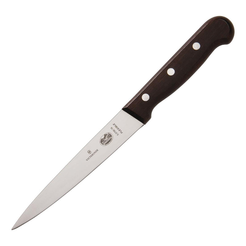 Victorinox Filetiermesser mit Holzgriff, 16 cm