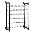 Weinregal aus Metall für 30 Flaschen