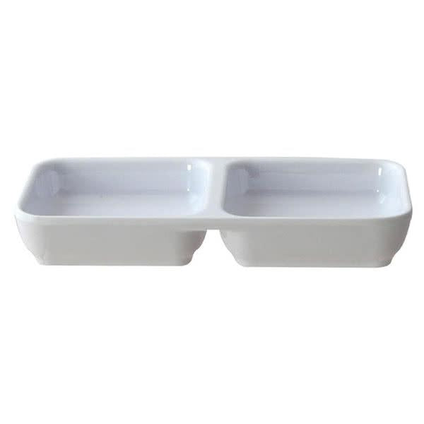 Classic Melamine Rectangular Sauce Dish -12/case - Kitchway.com