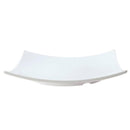 Classic White Square Melamine Flare Plate-12/case - Kitchway.com