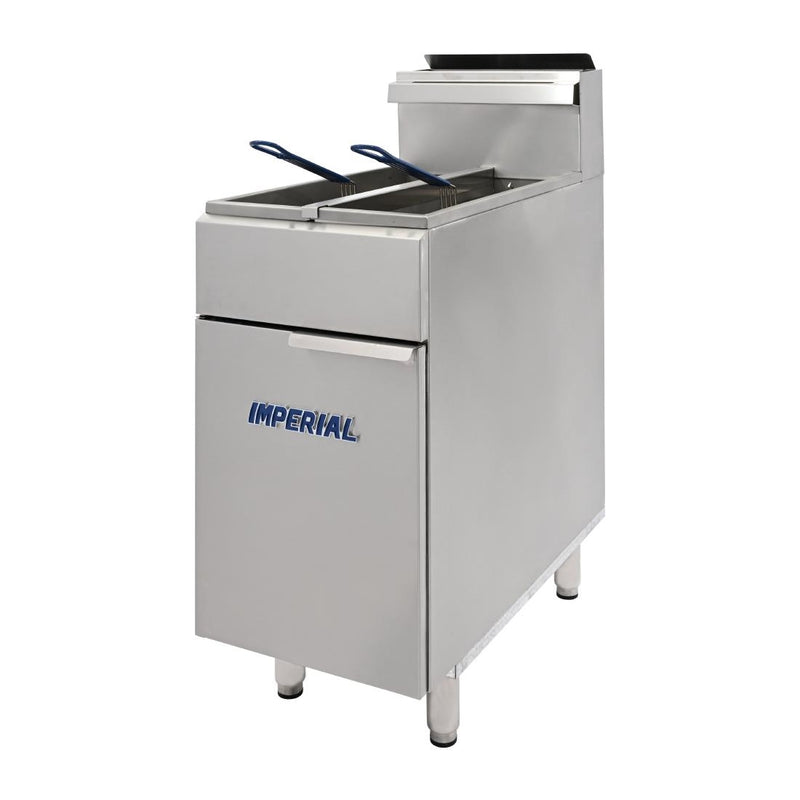 Imperial Twin Tank Twin Basket Free Standing Natural Gas Fryer IFS-2525