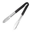 Hygiplas Colour Coded Black Serving Tongs 11"