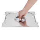 Vogue Stainless Steel 1/2 Gastronorm Handled Tray Lid