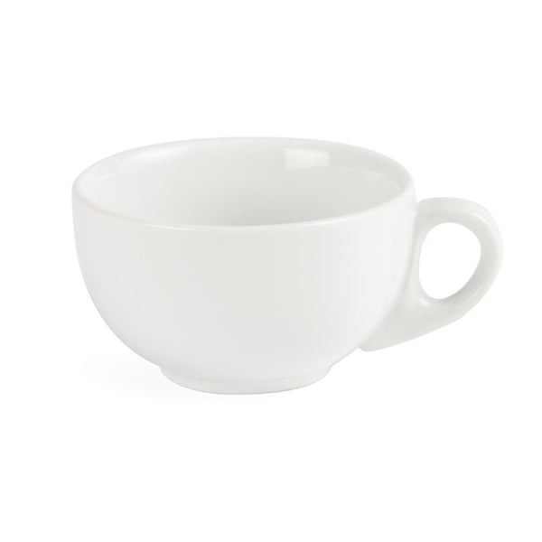 Olympia Whiteware Cappuccino-Tassen, 284 ml, 12 Stück