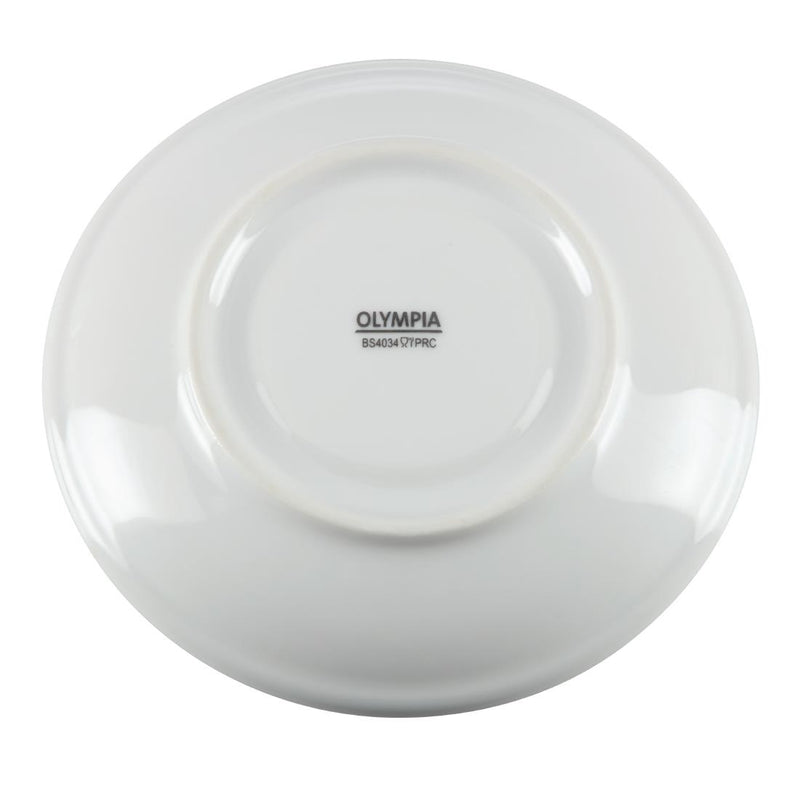 Olympia Whiteware Stapeluntertassen (12er-Pack)