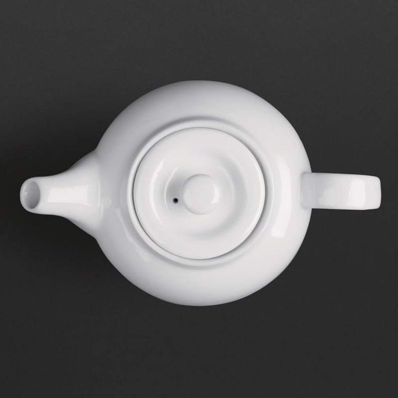 Olympia Whiteware Teekannen, 852 ml, 4 Stück