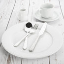 Olympia Whiteware Teller mit breitem Rand, 280 mm, 6 Stück