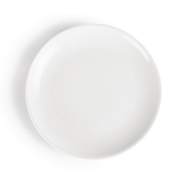 Olympia Whiteware 28cm Coupe Plates - (Pack of 6)