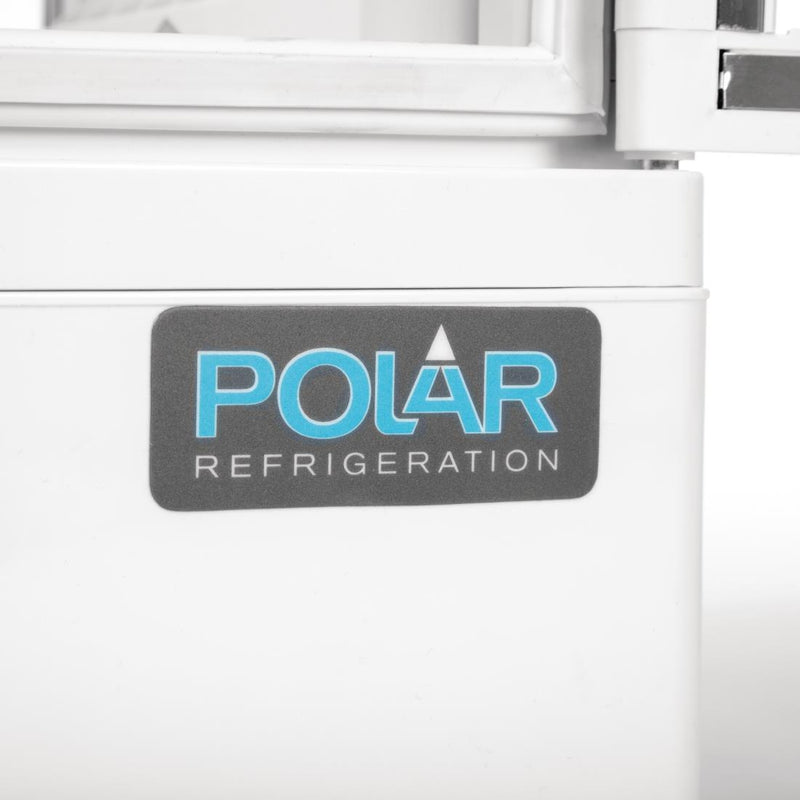 Polar C-Serie Kühlschrank mit gebogener Tür, 86 l, Weiß