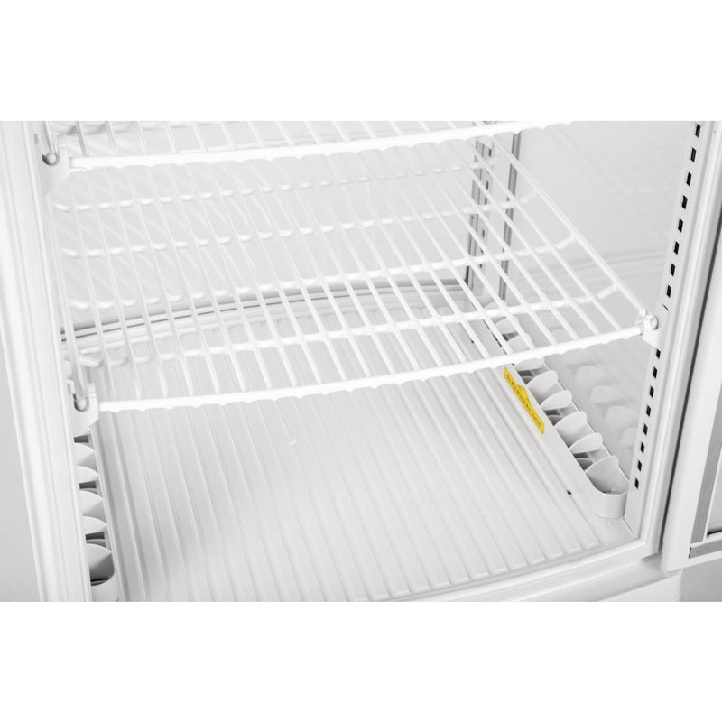 Polar C-Series Curved Door Display Fridge 86Ltr White