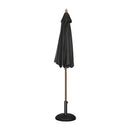 Bolero Round Parasol 3m Diameter Black