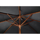 Bolero Round Parasol 3m Diameter Black