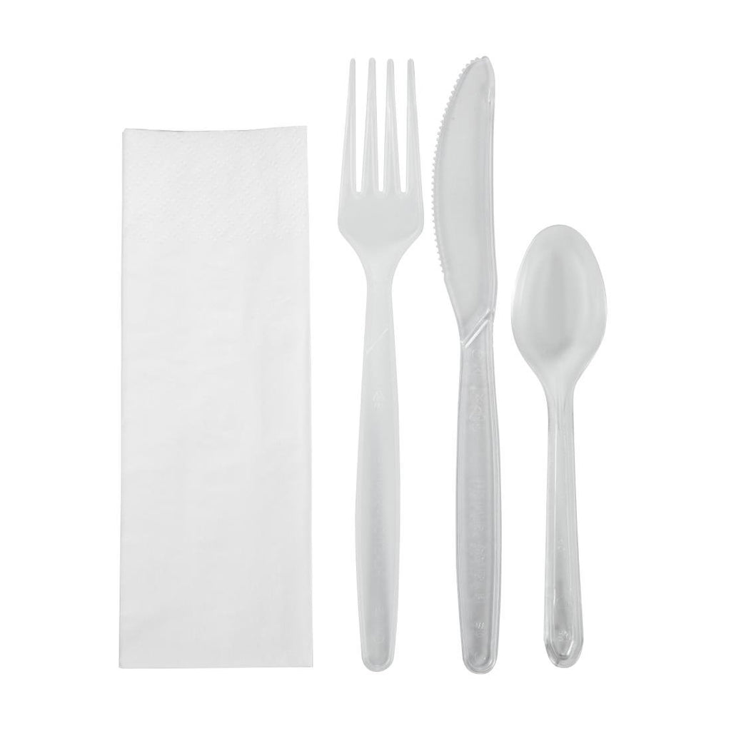 eGreen Deluxe Individually Wrapped HeavyDuty Disposable Cutlery Sets