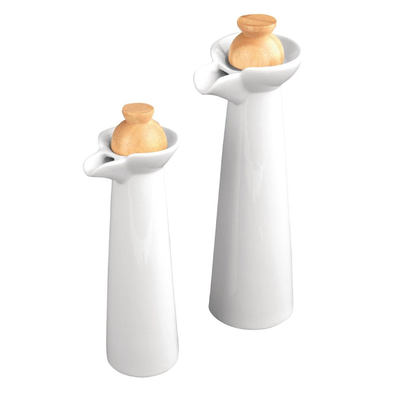 Olympia Whiteware Essig- und Öl-Set