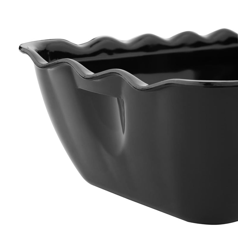 Olympia Kristallon Salad Crock 2Ltr Black