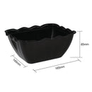 Olympia Kristallon Salad Crocks 750ml Black