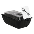 Olympia Kristallon Kartenclip, Schwarz, 10 Stück