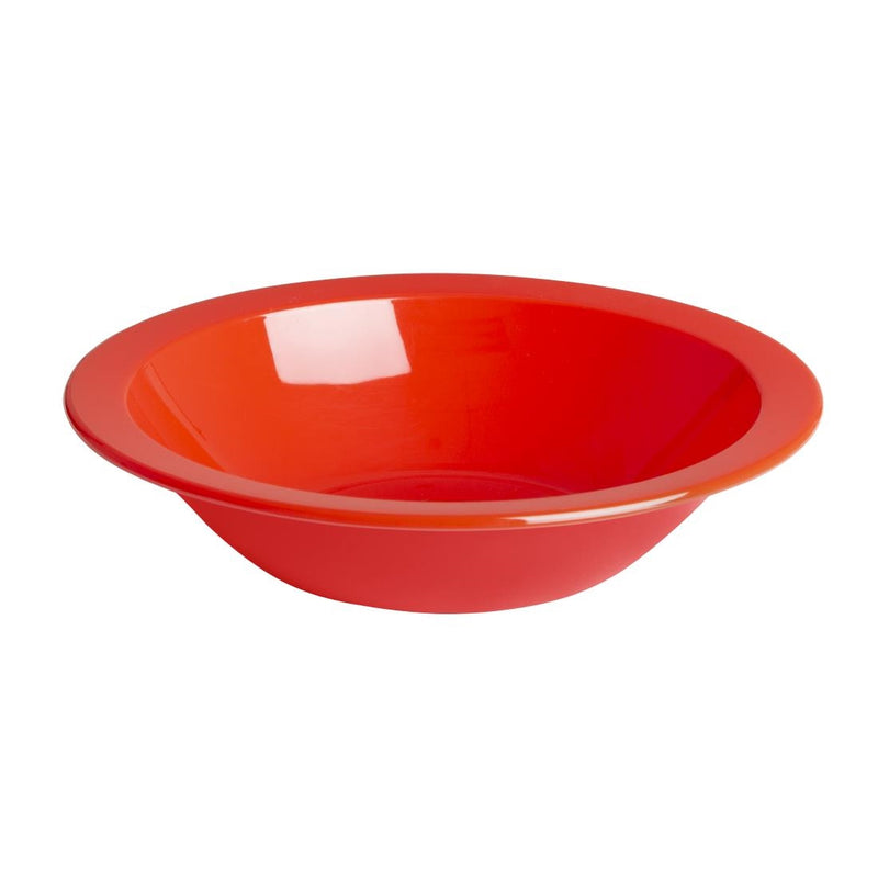 Olympia Kristallon Schüsseln aus Polycarbonat, Rot, 172 mm, 12 Stück
