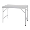 Vogue Edelstahl-Klapptisch 1200 mm