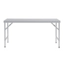 Vogue Edelstahl-Klapptisch 1800 mm