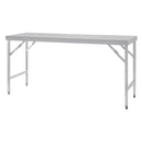 Vogue Edelstahl-Klapptisch 1800 mm