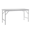 Vogue Edelstahl-Klapptisch 1800 mm