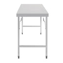 Vogue Edelstahl-Klapptisch 1800 mm