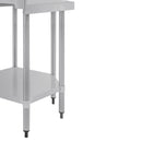 Vogue Edelstahl-Ecktisch 600 mm