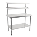 Vogue Stainless Steel Prep Station with Gantry Large 1800x600mm